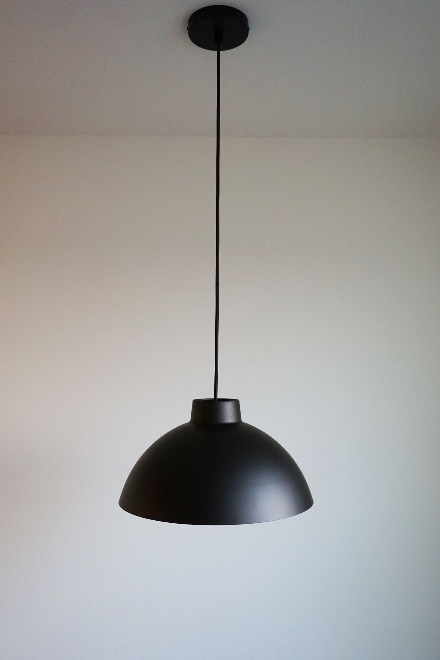 Modern Dome Pendant Light- Black