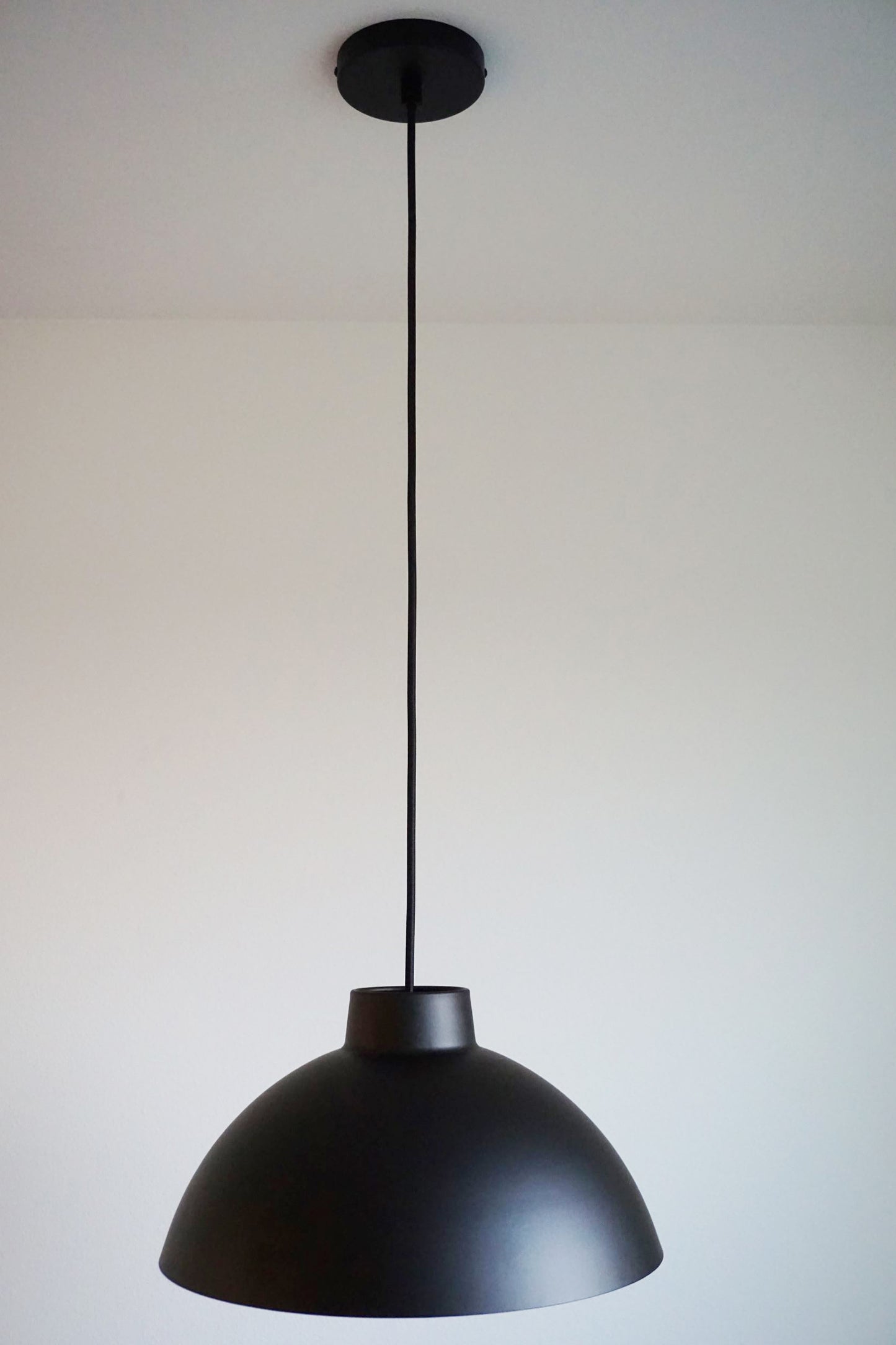 Modern Dome Pendant Light- Black